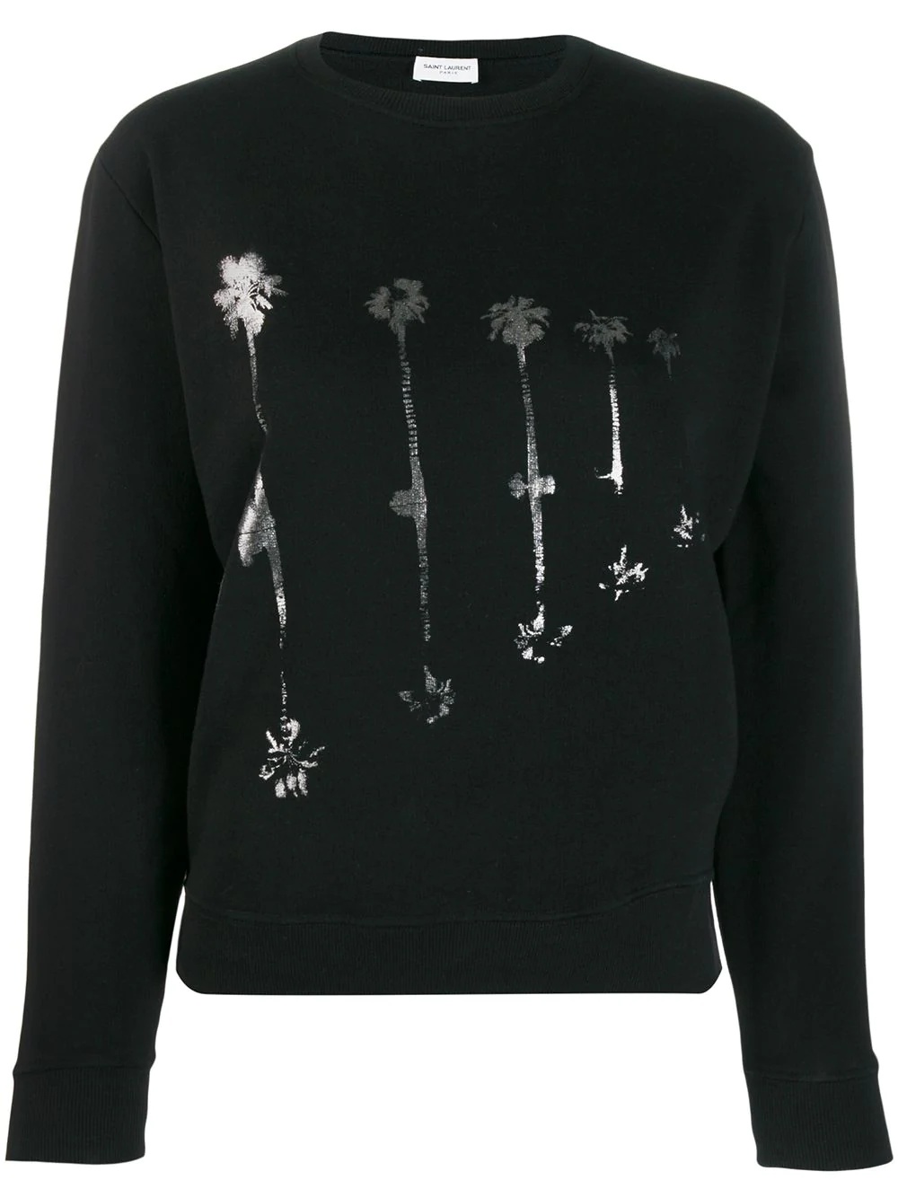 palm tree print sweatshirt - 1