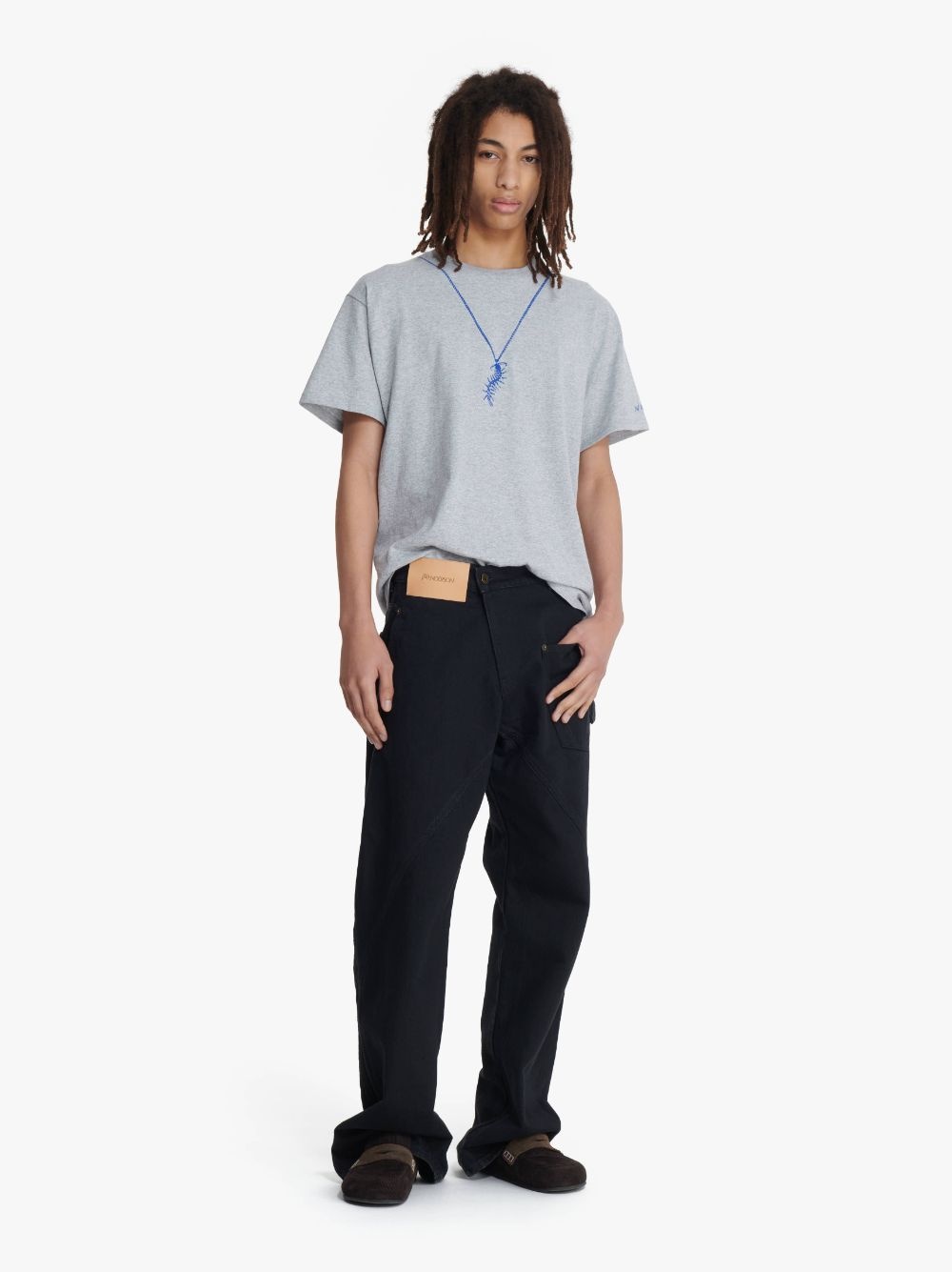 JW ANDERSON X QUEER T-SHIRT WITH NECKLACE PRINT - 5