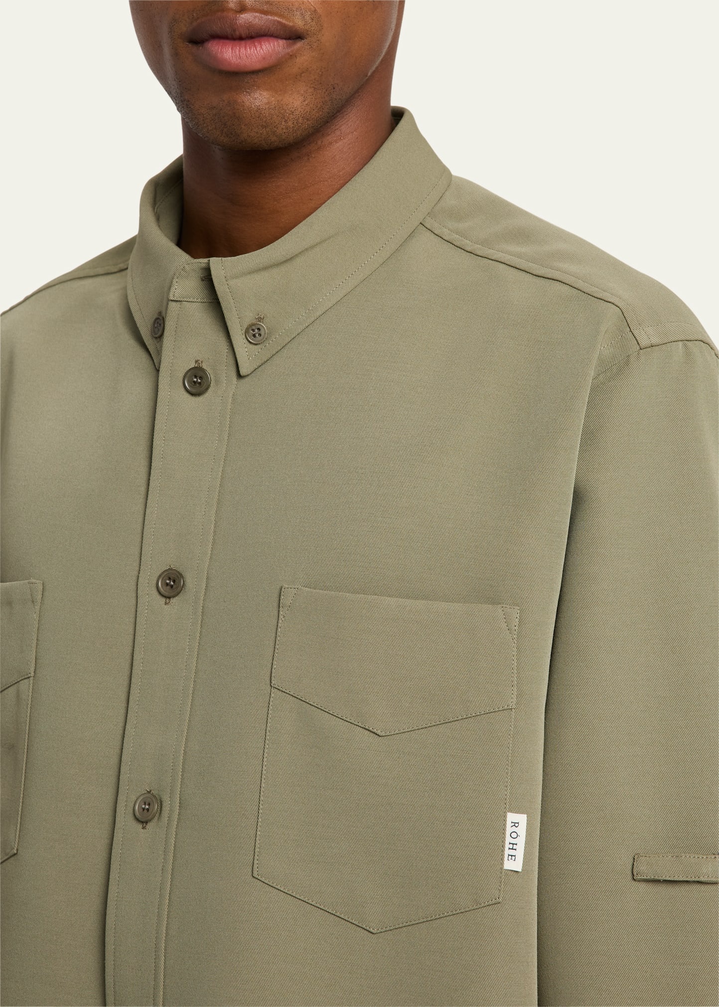 Men's Relaxed Utility Overshirt - 5