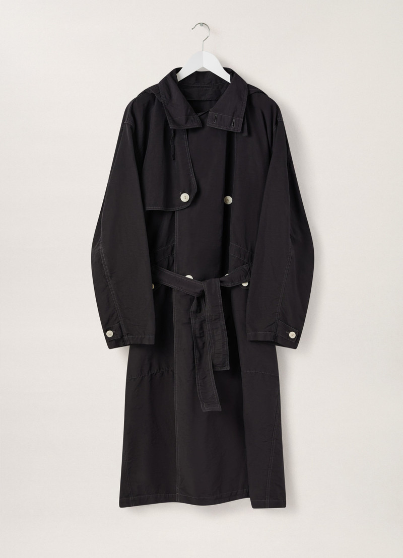 HOODED DOUBLE BREASTED PARKA 1