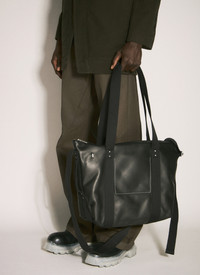 Rick Owens Leather Trolley Tote Bag | lncc | REVERSIBLE