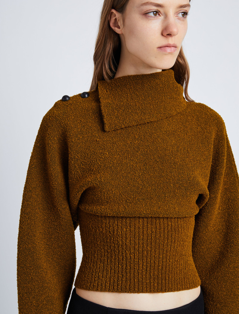 Wool Viscose Boucle Top 6