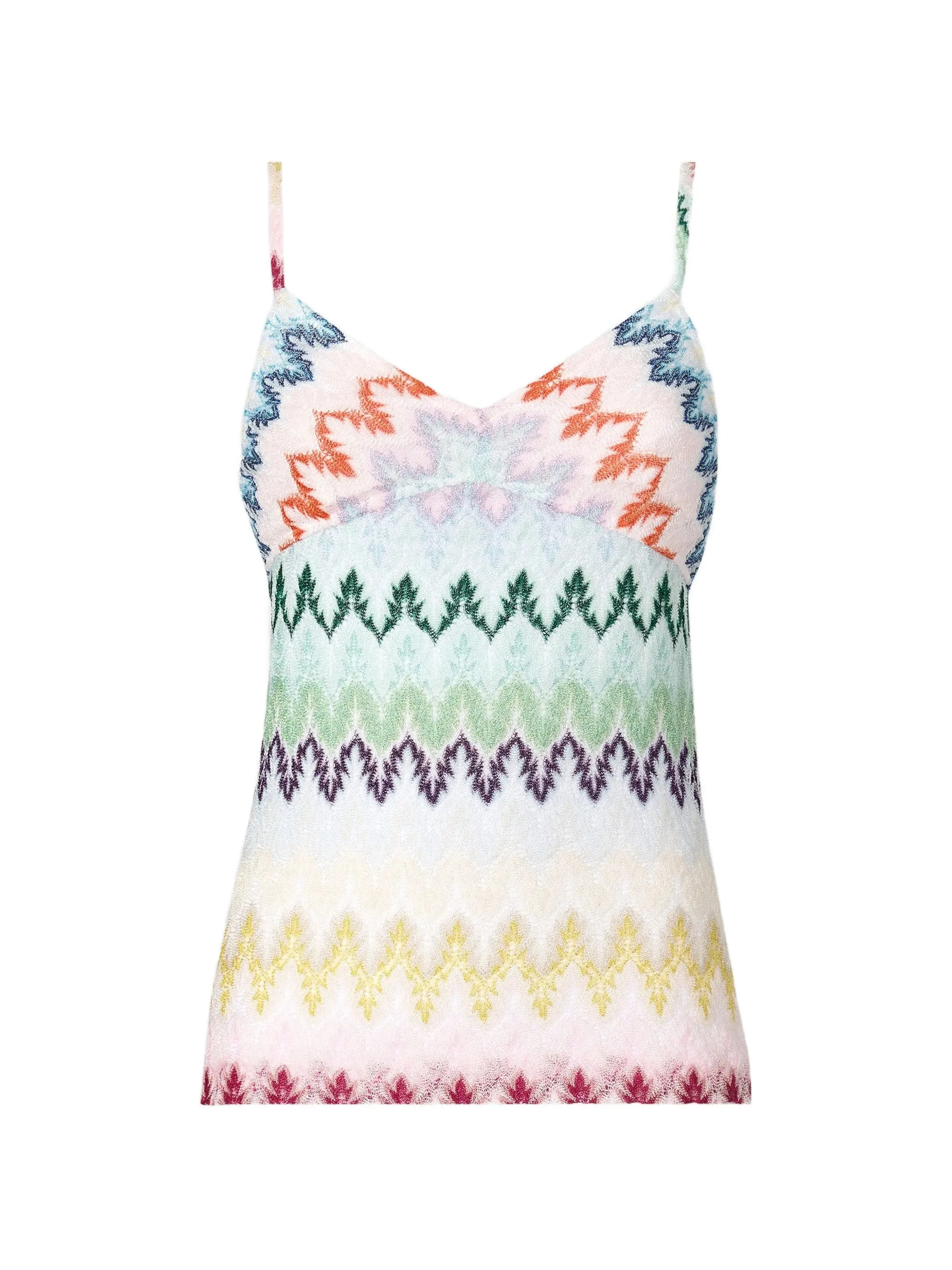 V-neck zig-zag top - 1