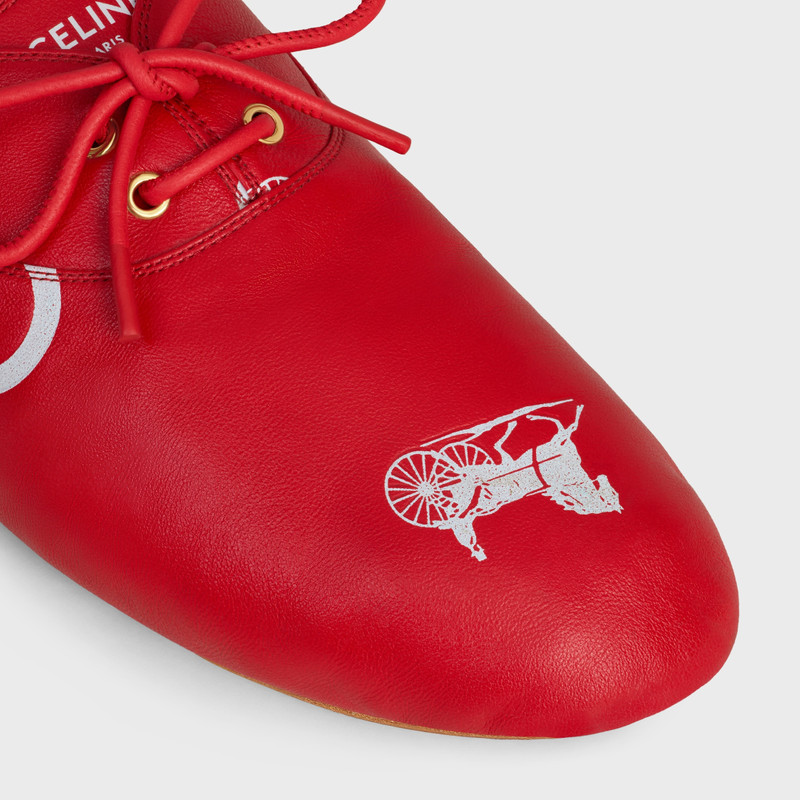 BALLET - LACE-UP SHOE IN "C" AND "Calèche" Stamped Lambskin 4