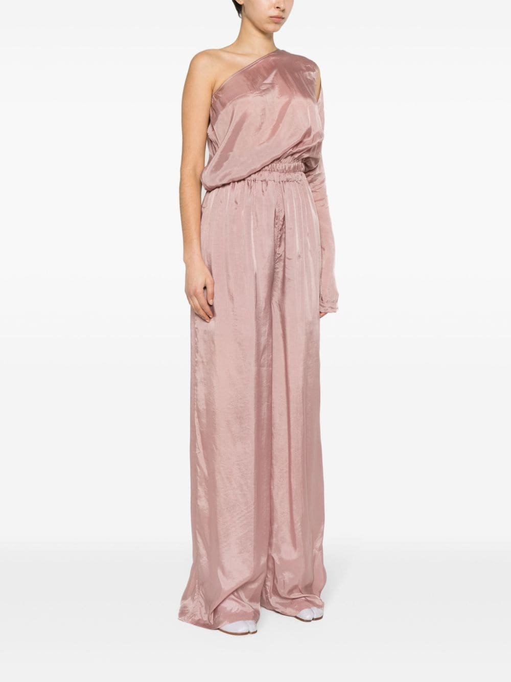asymmetric organza playsuit - 3