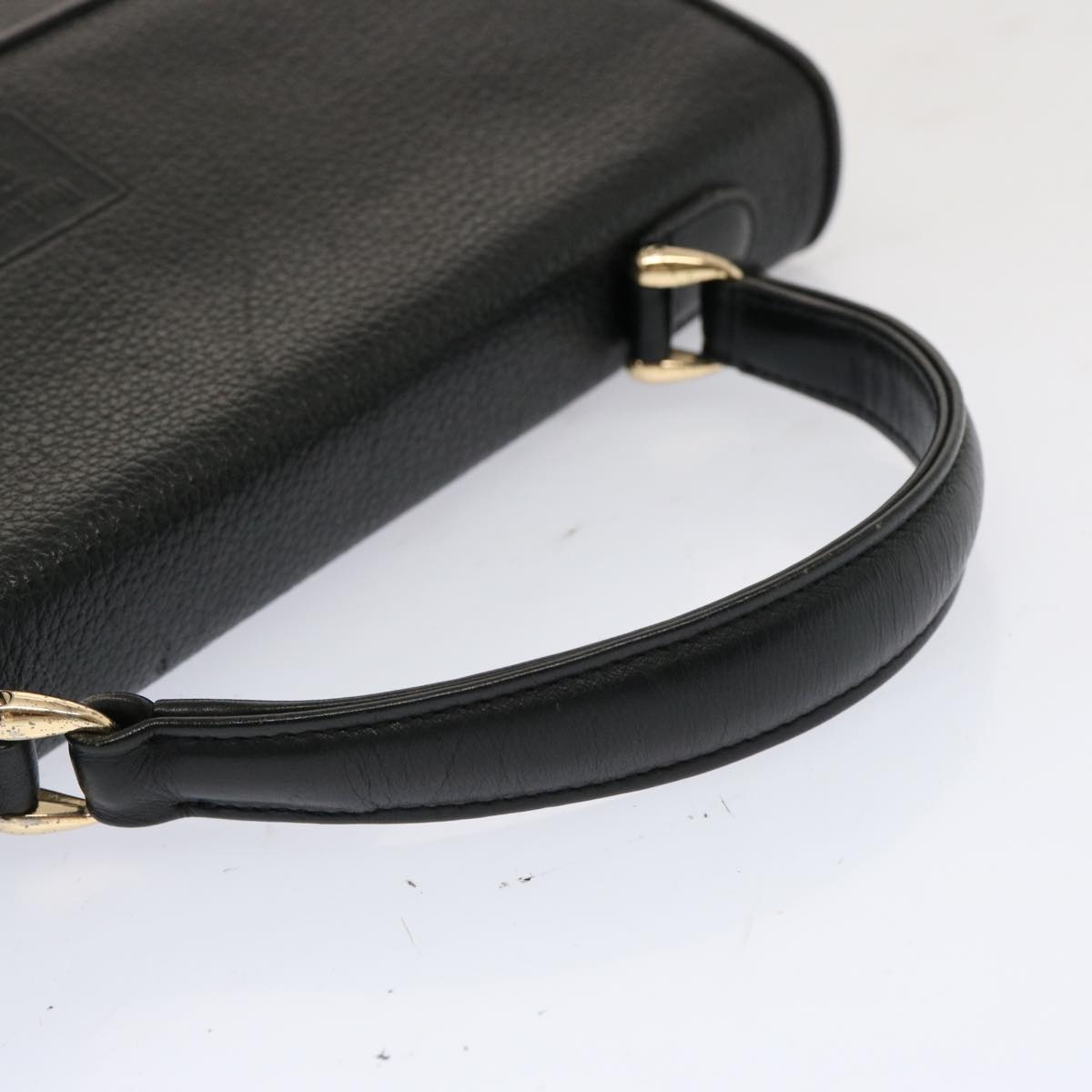 Burberry Hand Bag Leather Black - 7