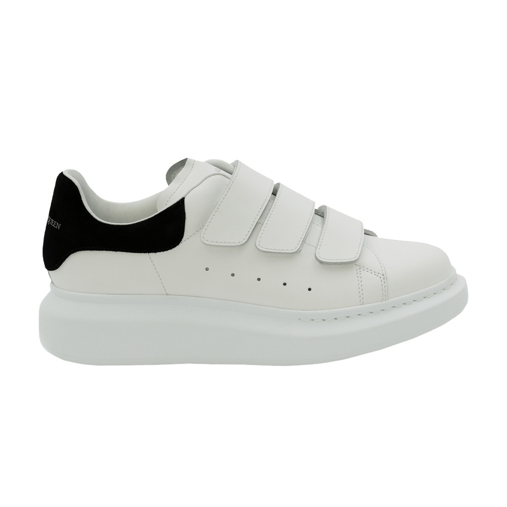 Alexander McQueen Wmns Oversized Triple Strap Sneaker 'White Black' - 1