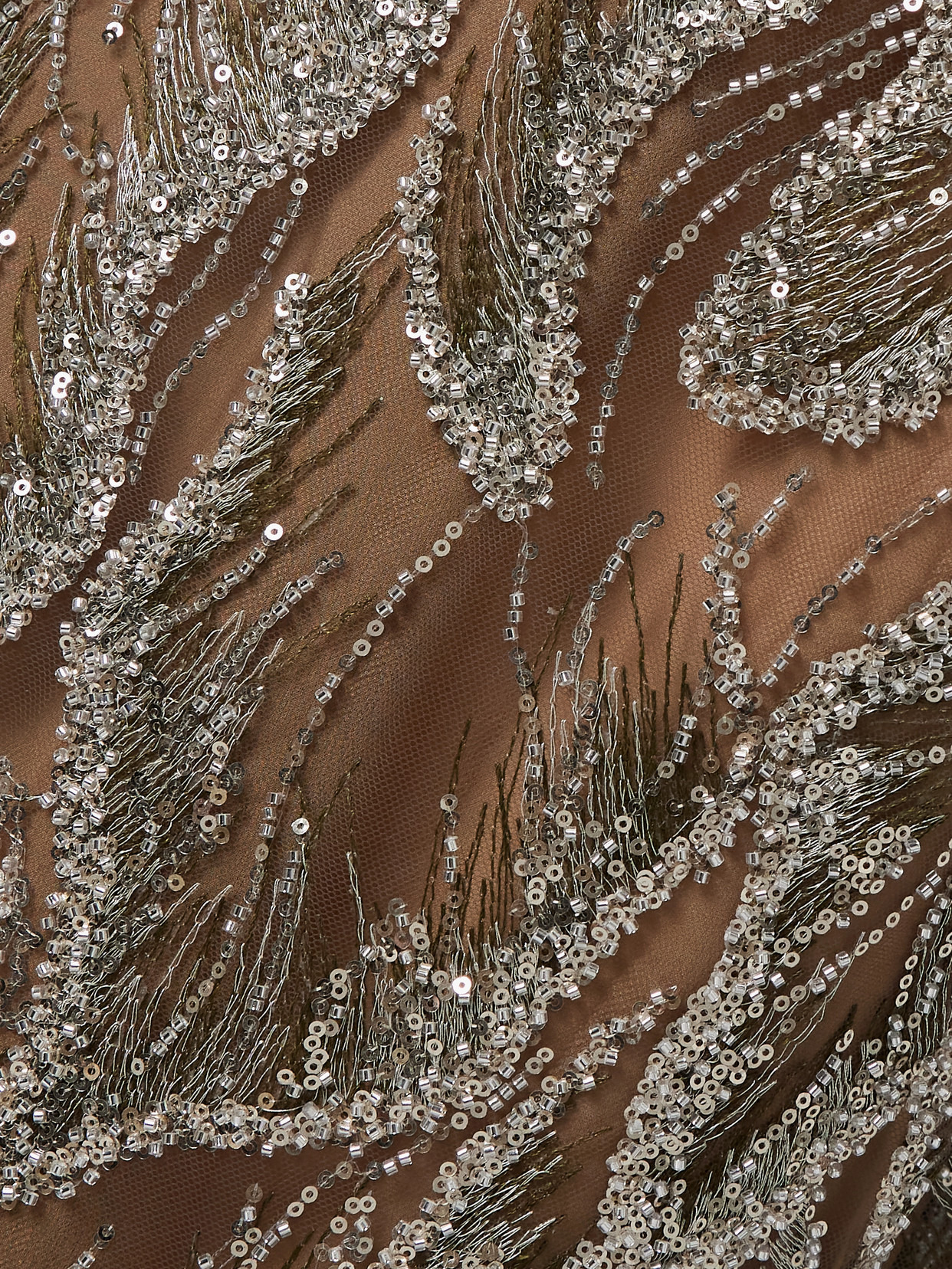 Off-the-shoulder Embellished Embroidered Silk-blend Tulle Gown - 4