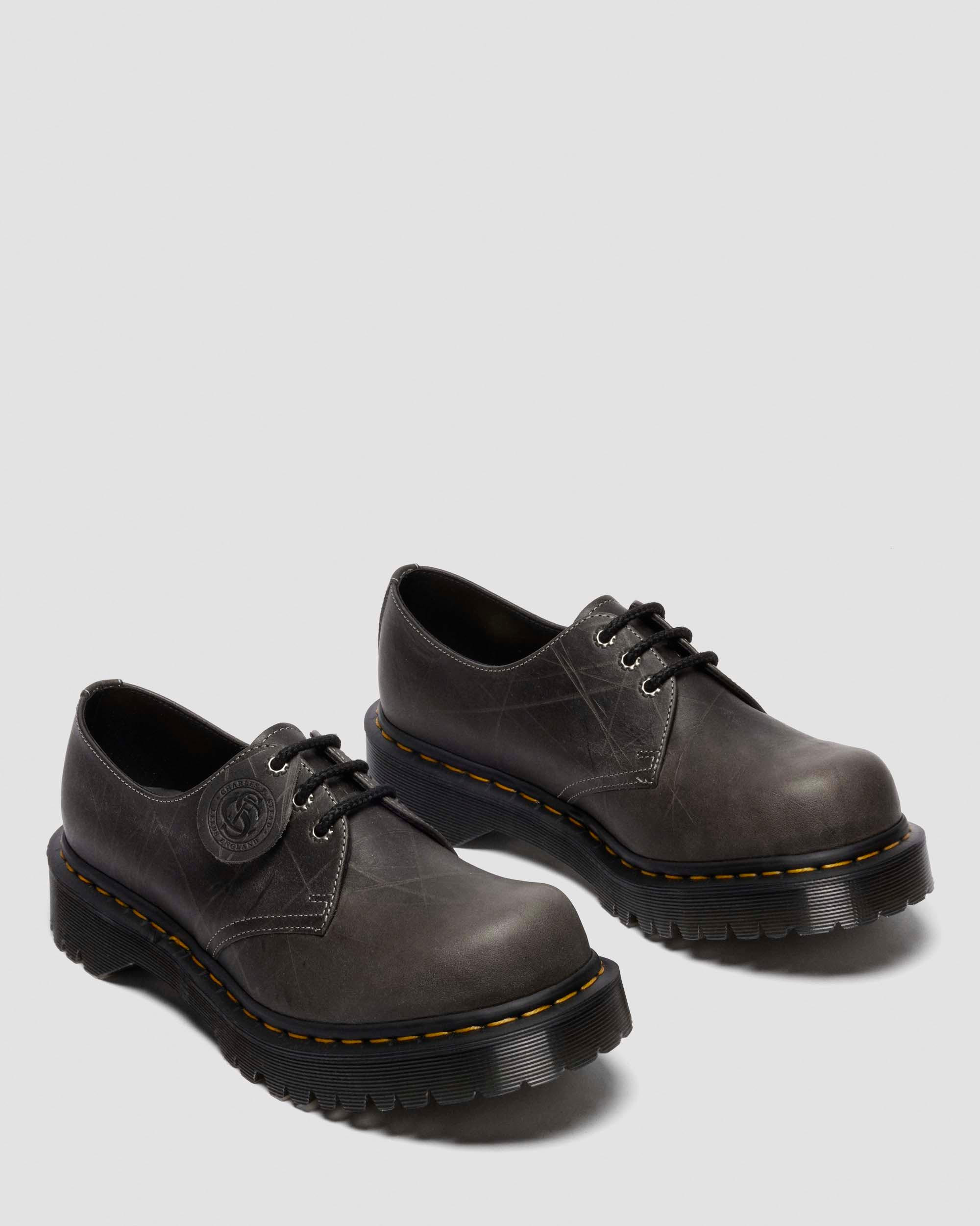 1461 BUMP TOE Natural Grain Leather Bump Toe Shoes - 4