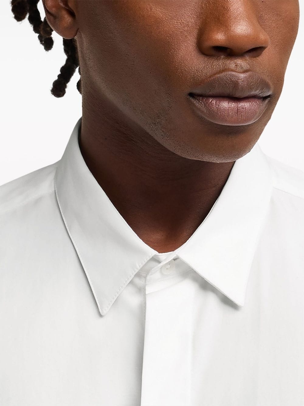 Ami-de-Coeur-motif cotton shirt - 6