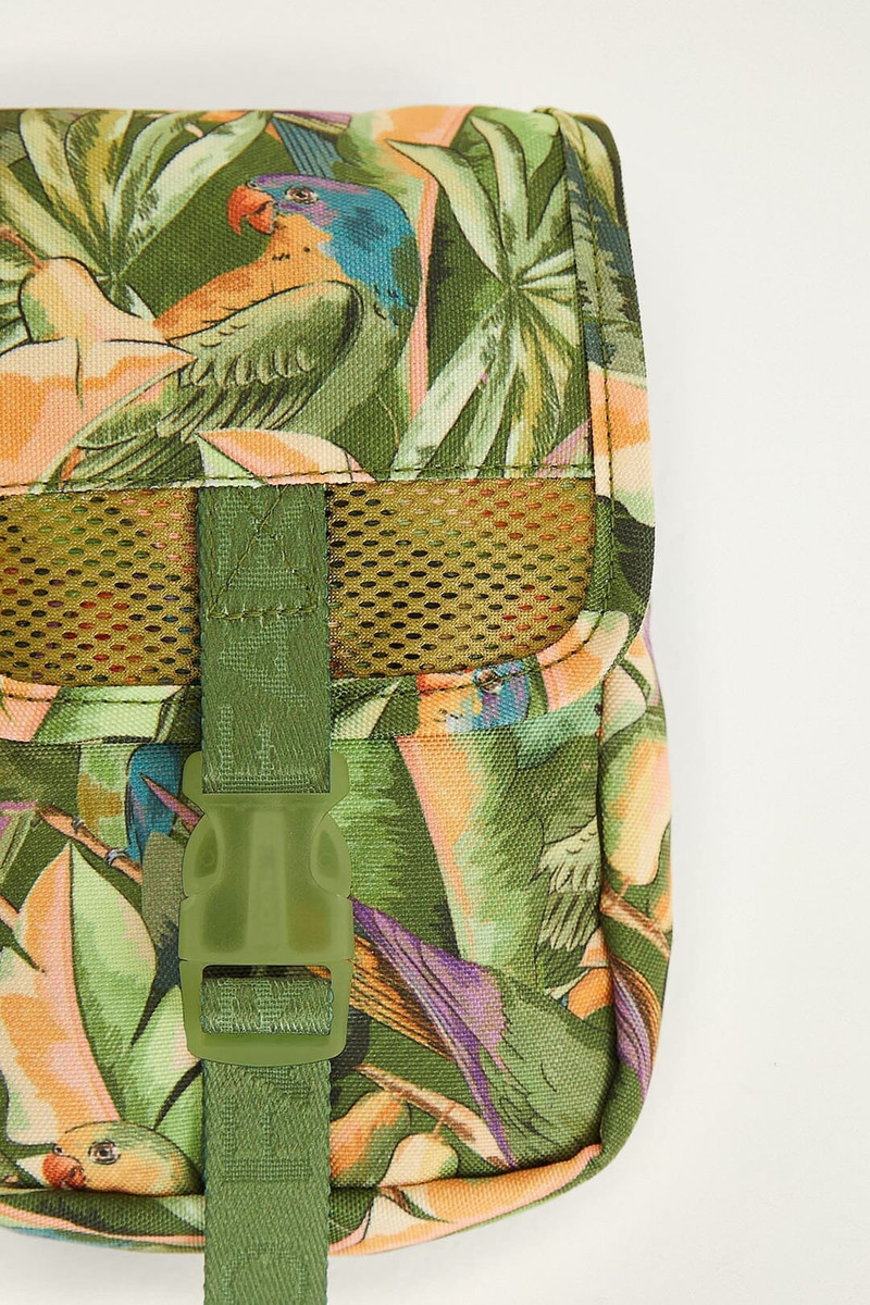 Green Bird Jungle Crossbody Bag 3