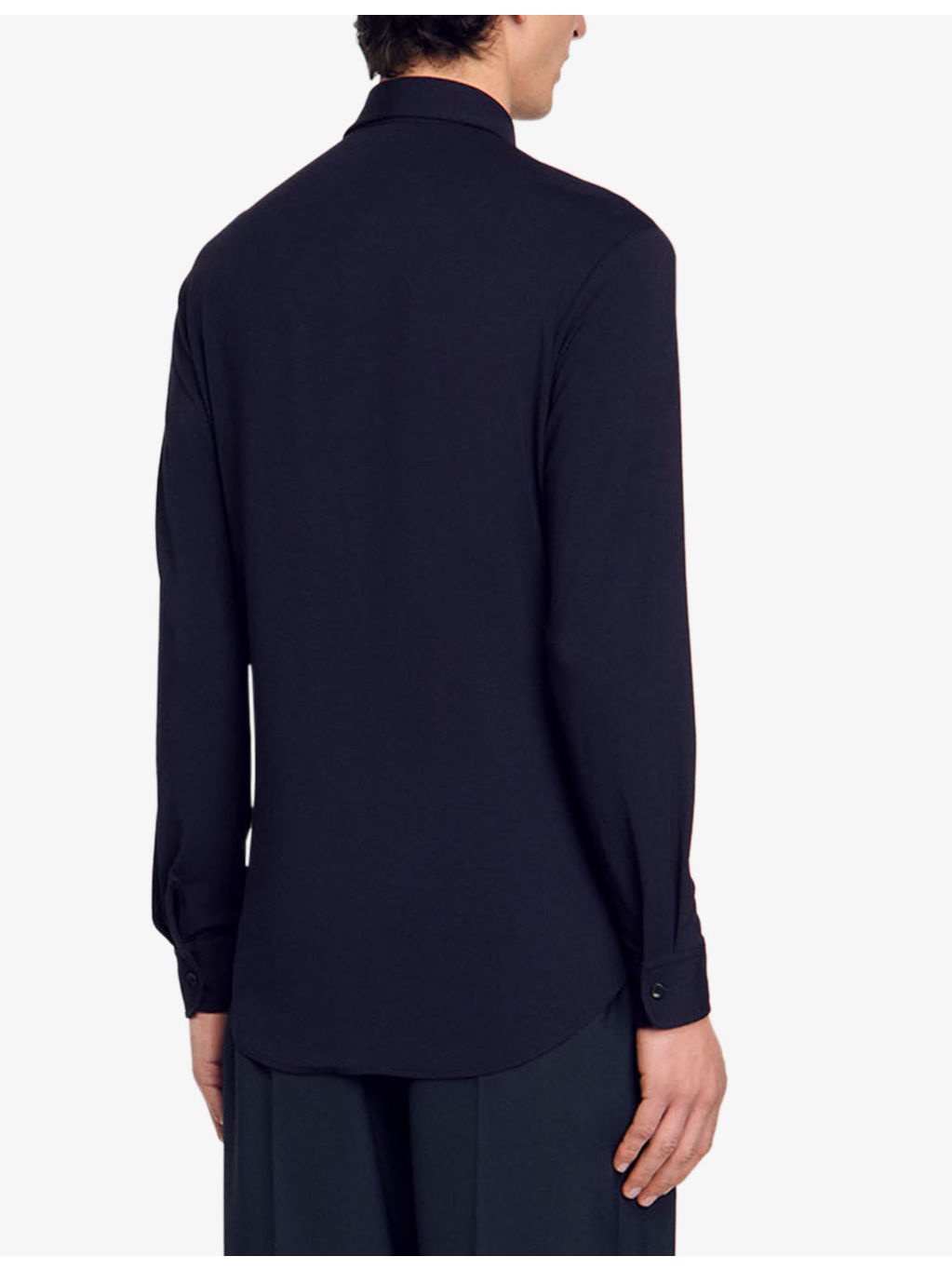 Long-Sleeved Stretch-Jersey Shirt - 4