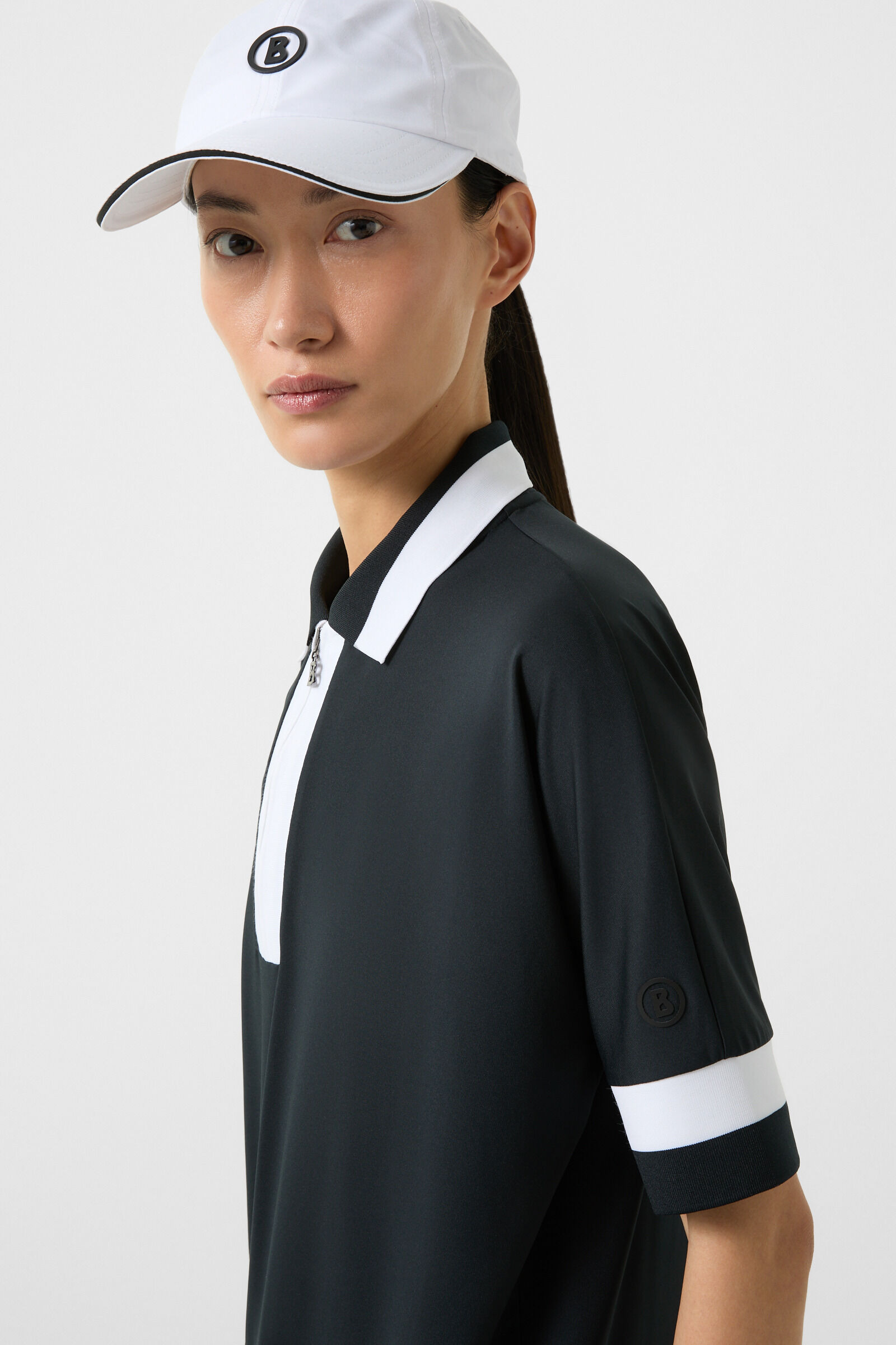 Andrina Functional polo shirt in Black - 5