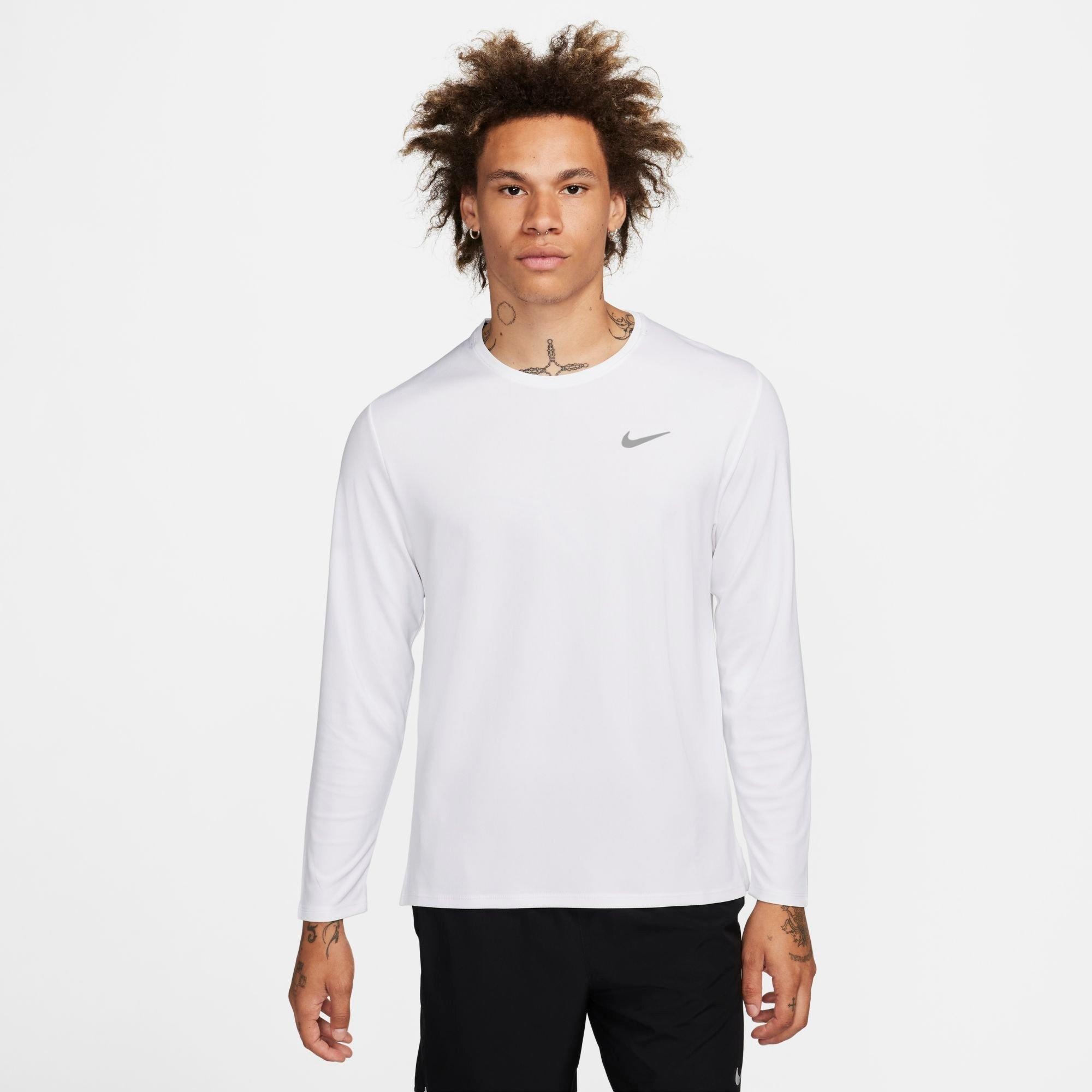 MEN'S NIKE MILER DRI-FIT UV LONG-SLEEVE RUNNING TOP - 1