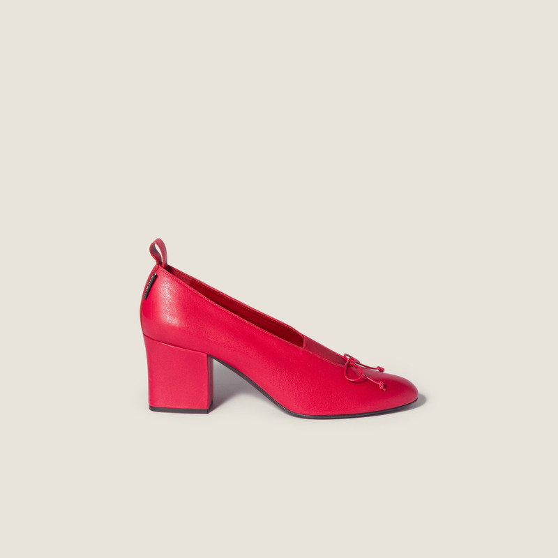 Élan nappa leather pumps 2