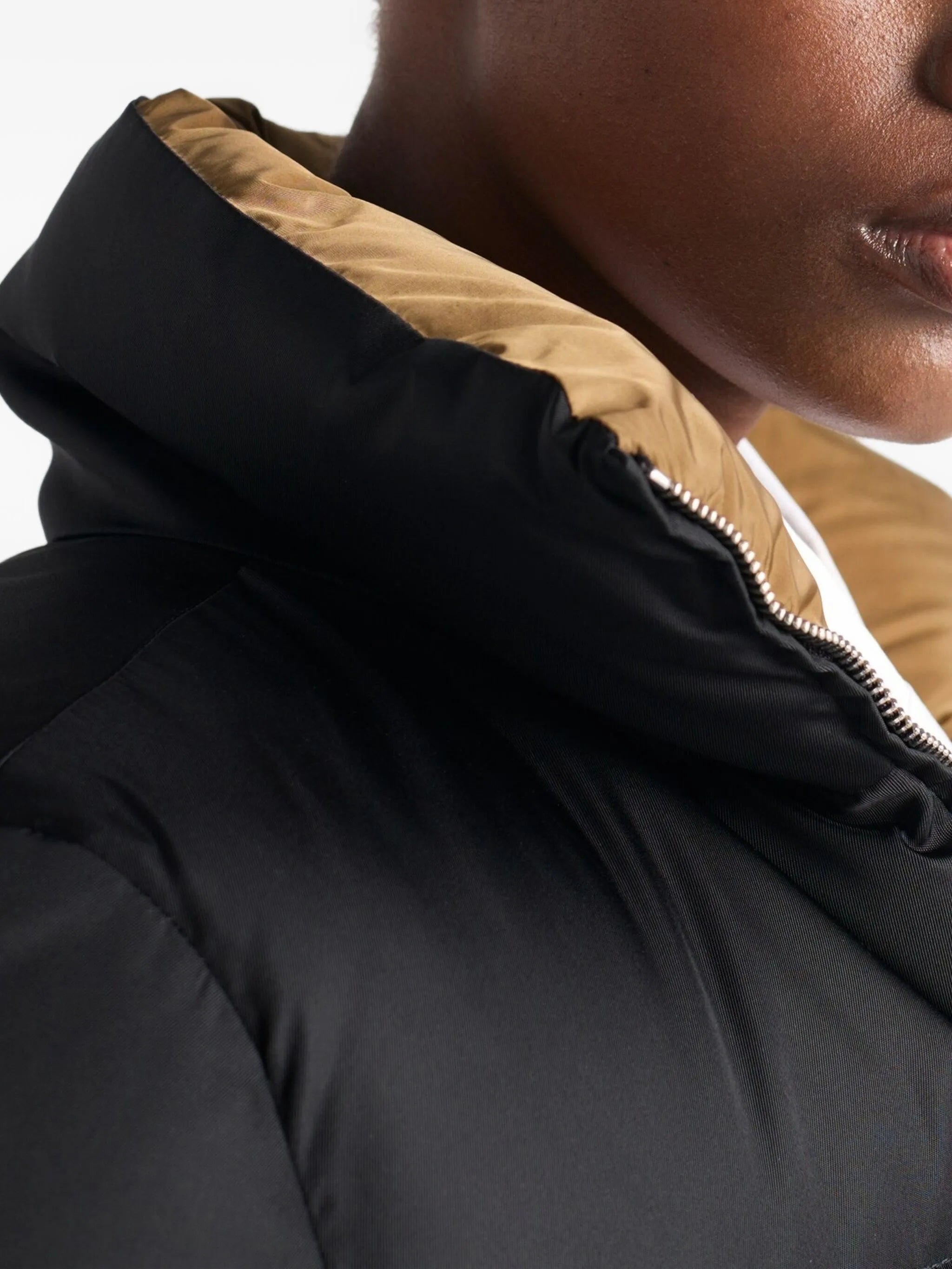 padded stand-up collar jacket - 5