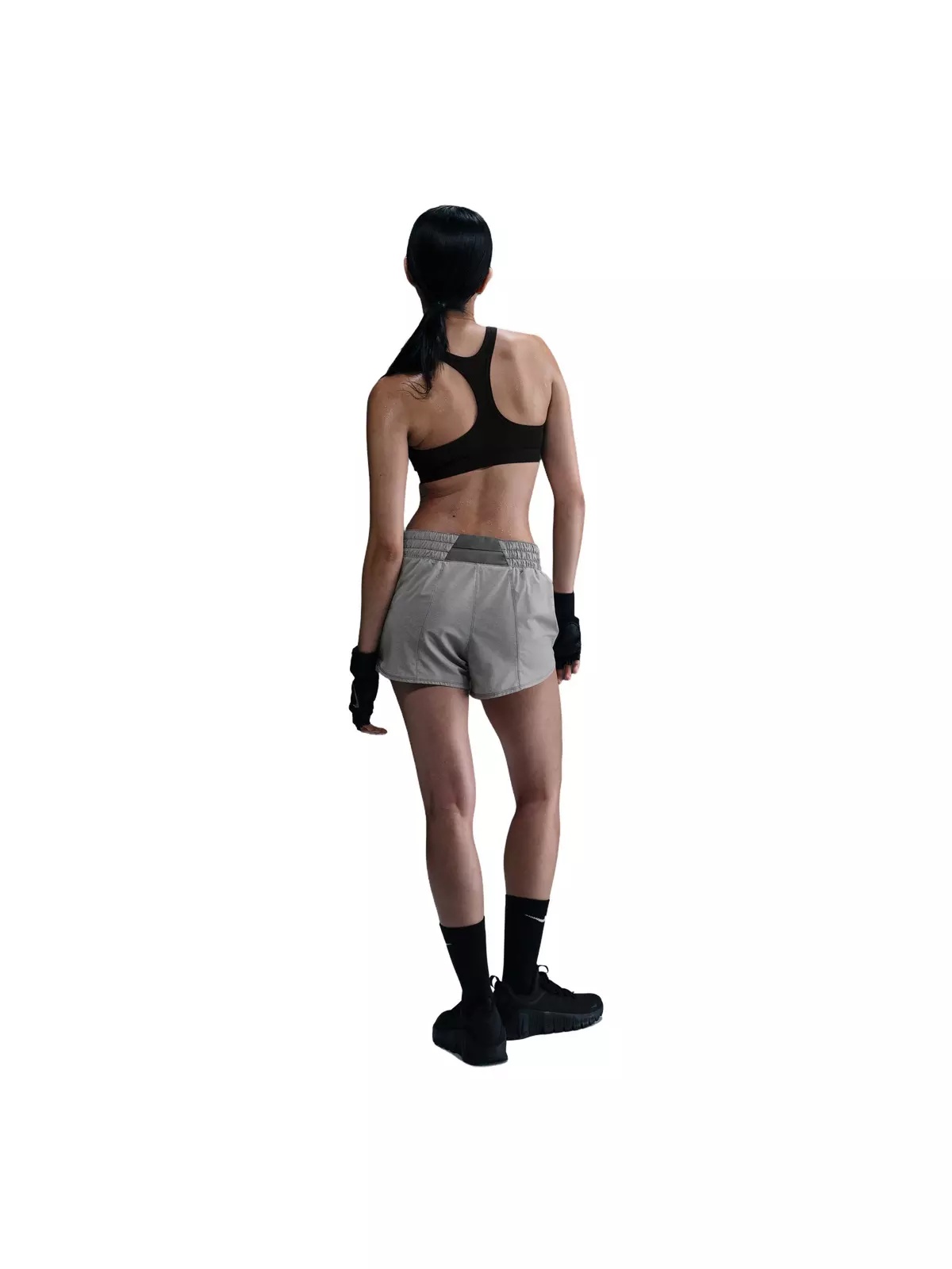 Women's One Dri-FIT Mid-Rise 3" Brief-Lined Shorts - Grey - 4