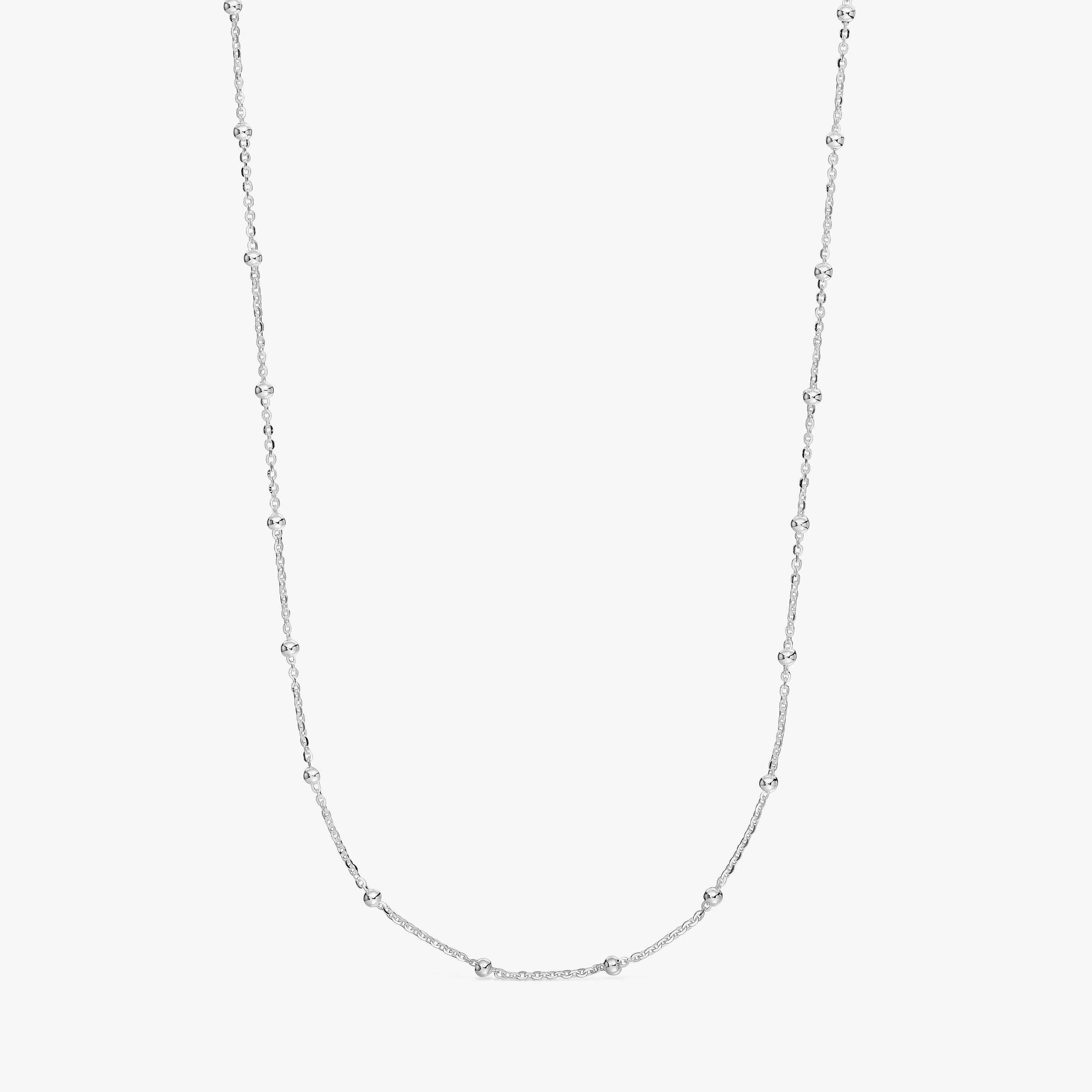Silver Choker with alternating balls measuring 60 cm TOUS Basics - 1