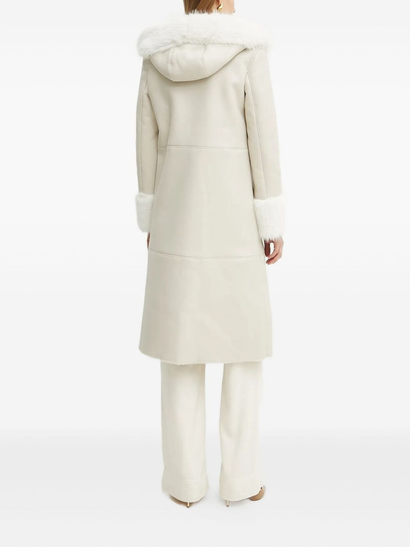 GUESS USA faux-fur-trimmed hooded coat outlook