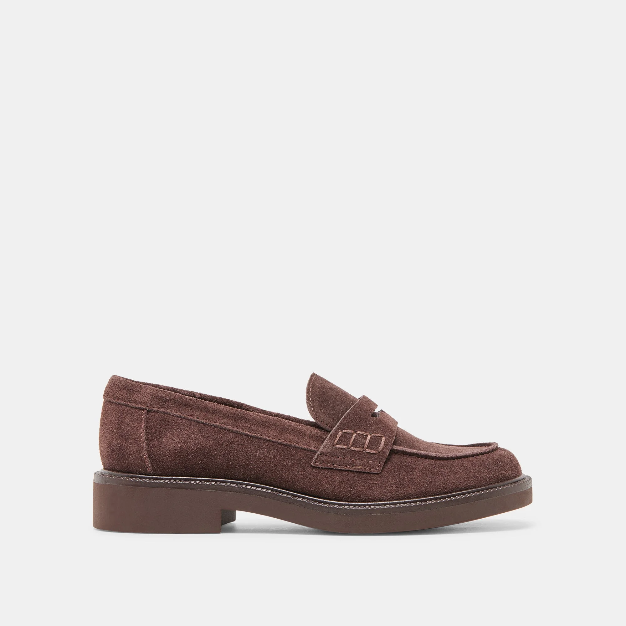 TIGGY LOAFERS MAHOGANY SUEDE - 1