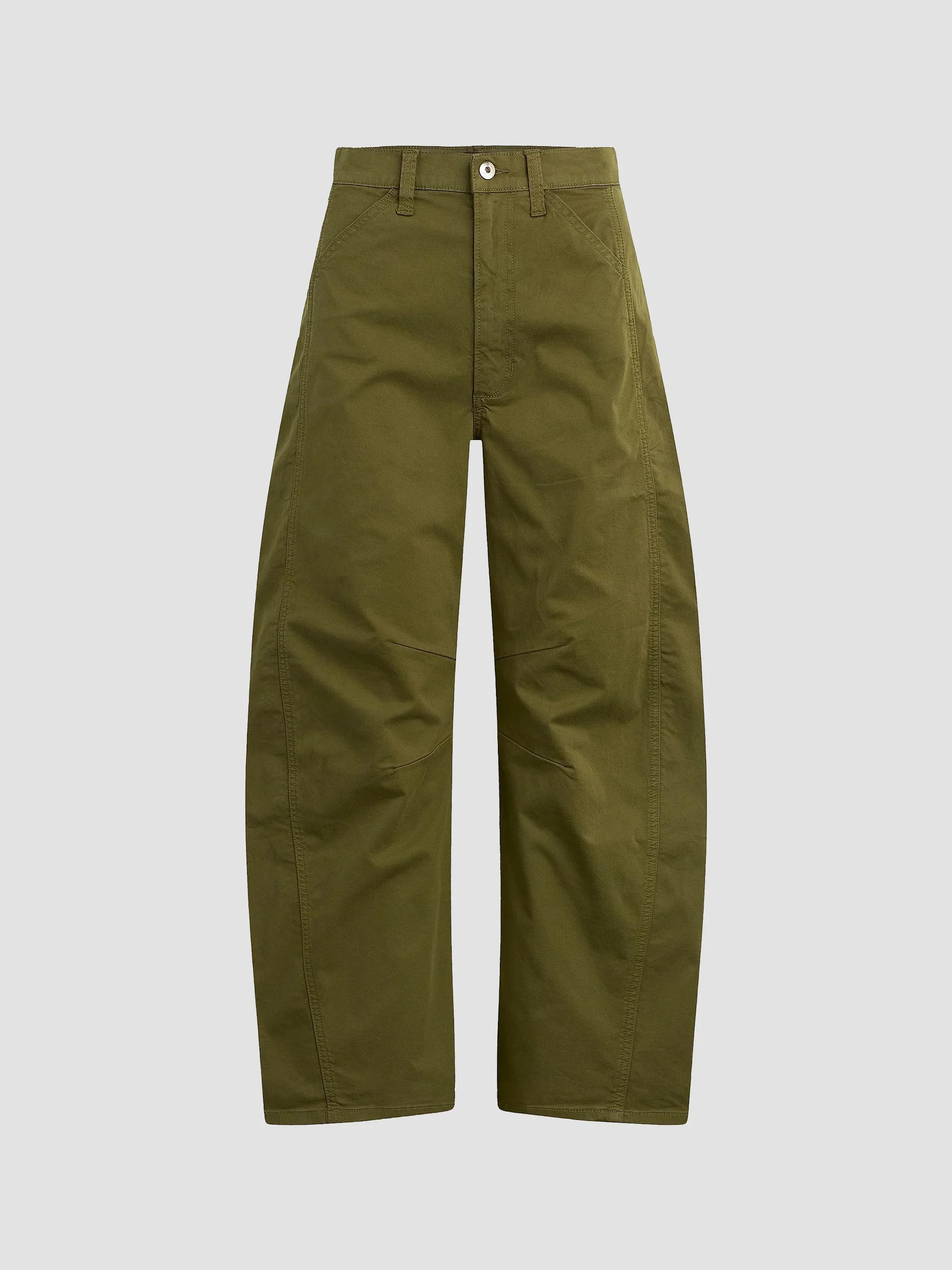 Women's The Bowie Cotton Cargo Pants - Ivy - 1