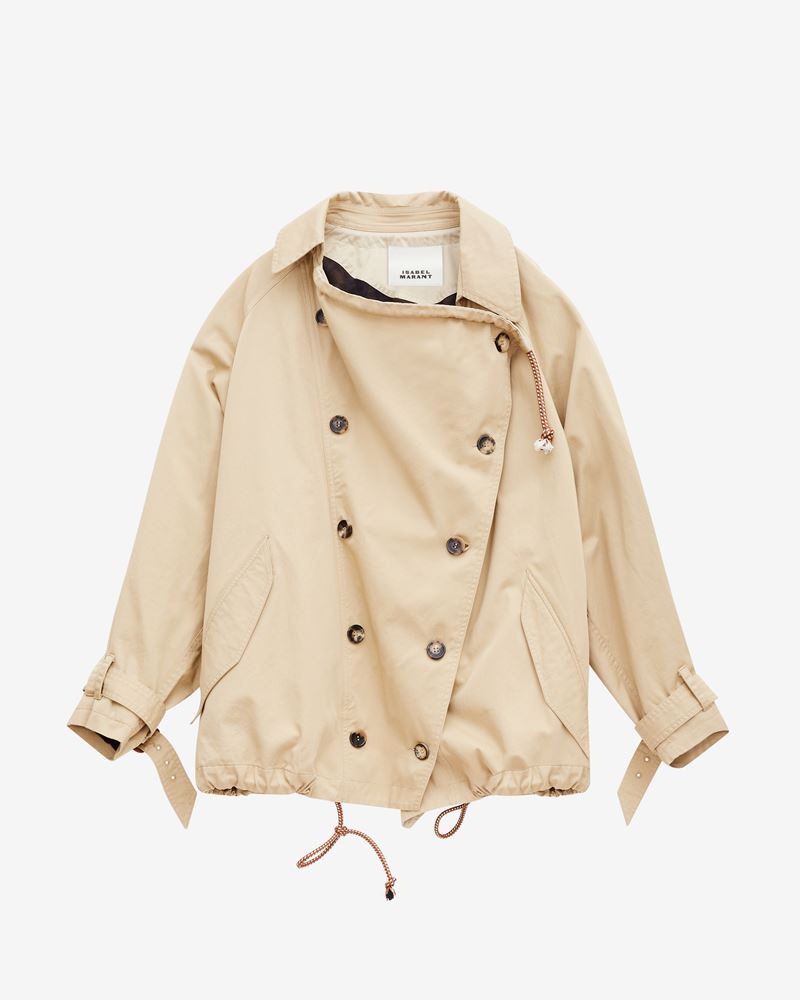 DUSIKA COTTON TRENCH COAT - 1