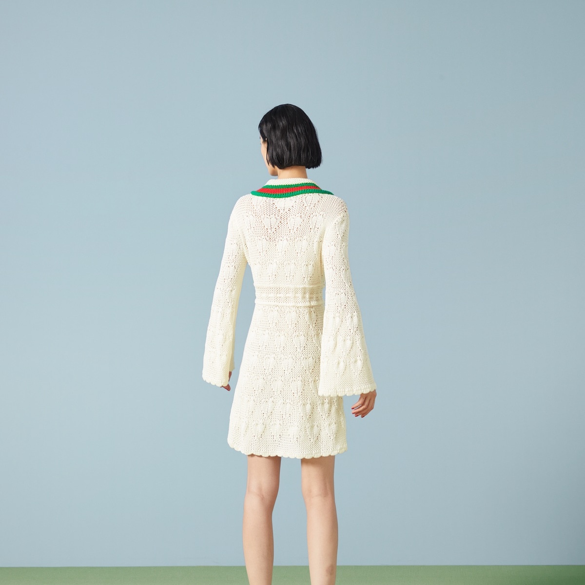 Crochet cotton dress with Web - 6