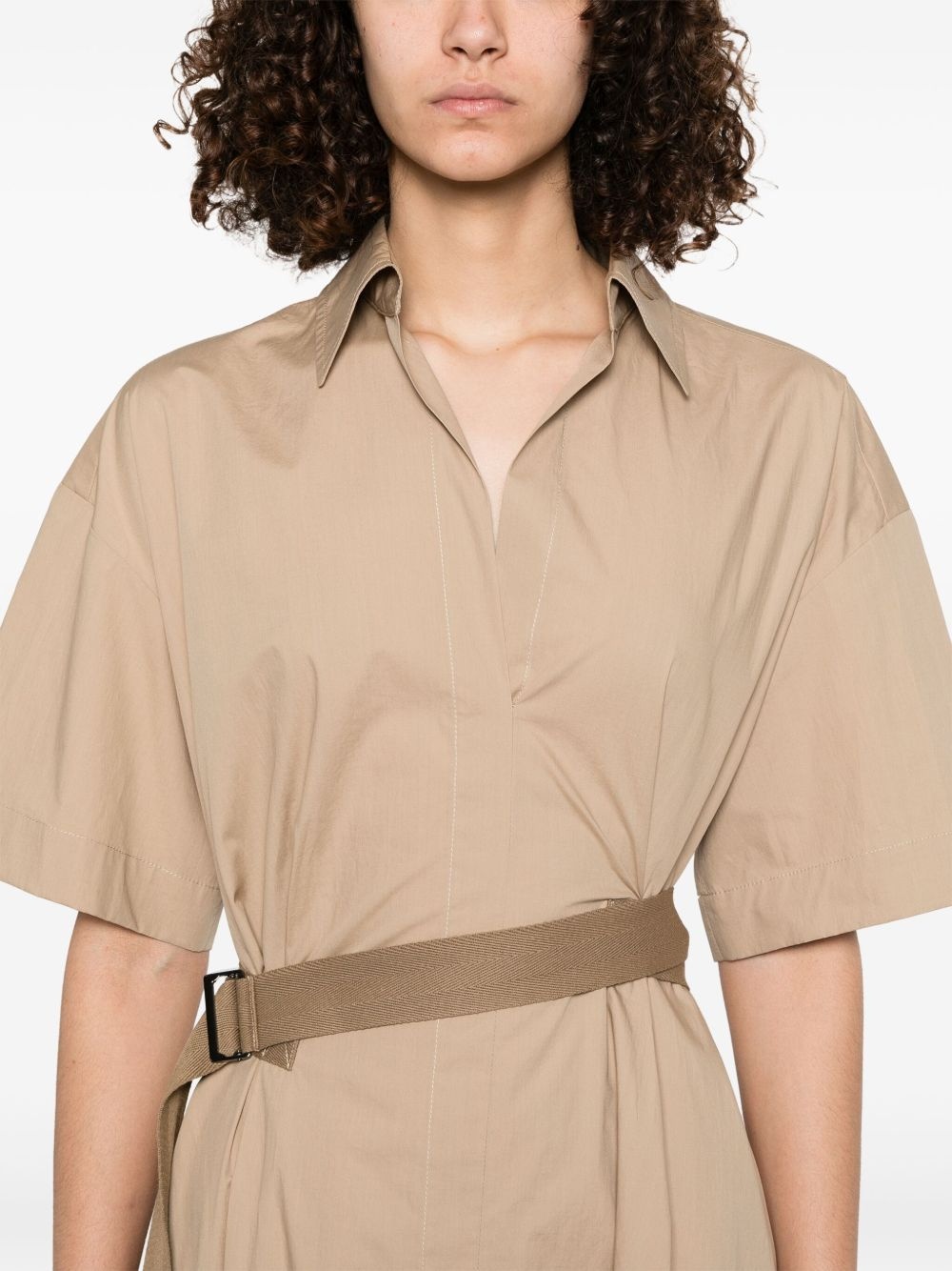 poplin midi dress - 5