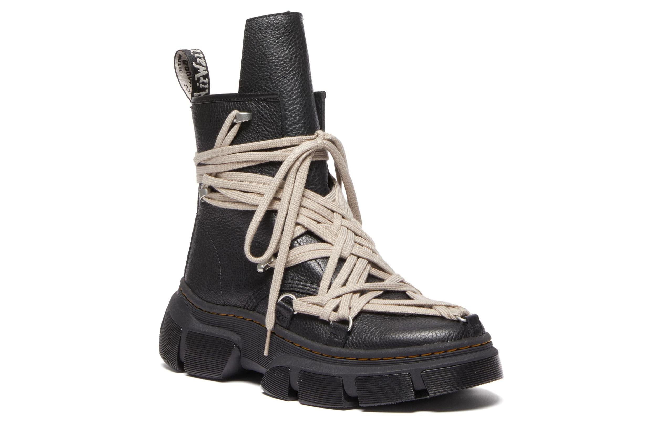 Dr. Martens x Rick Owens 1460 DMXL Megalace 'Black' 31752001 - 3