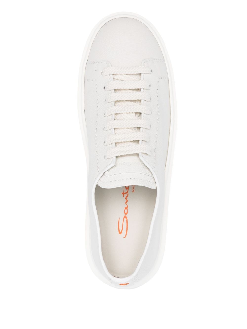 leather sneakers - 4