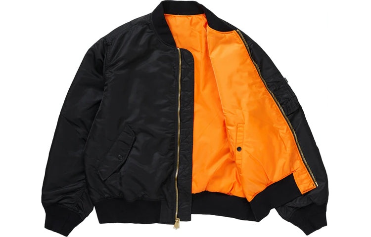 Supreme Globe MA-1 'Black Orange' SUP-FW20-161 - 3