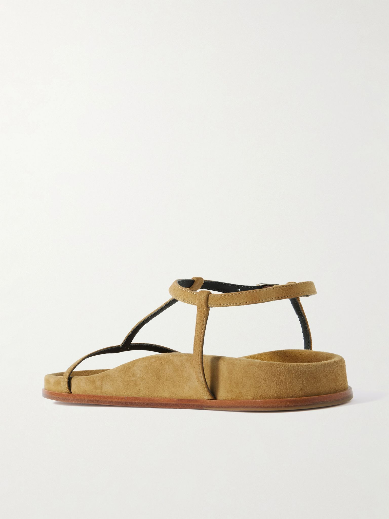 Aya suede sandals Taupe - 3