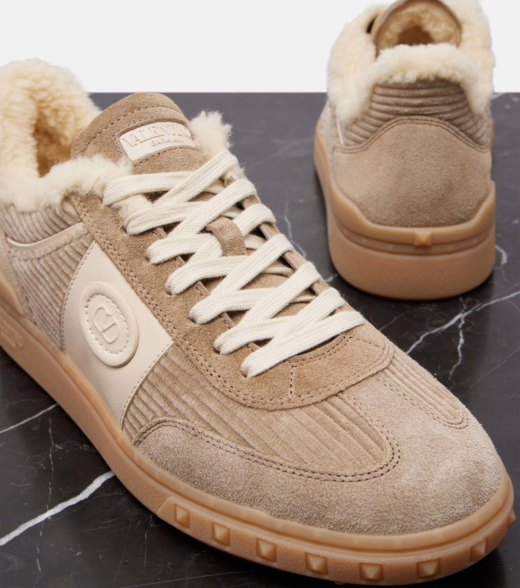 Upvillage suede and corduroy sneakers - 5