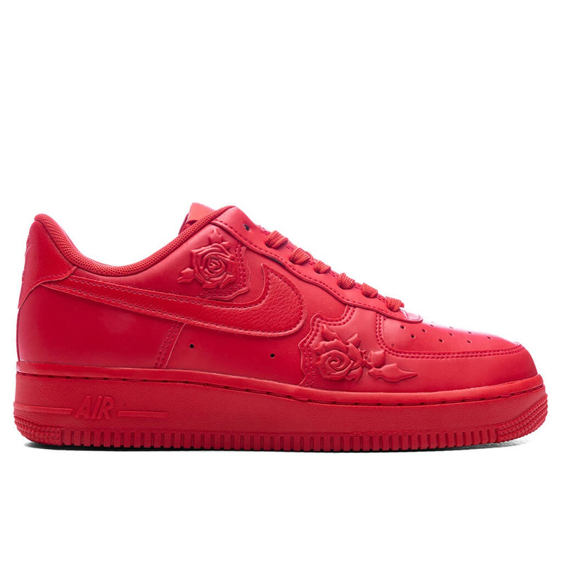 WOMEN'S AIR FORCE 1 '07 'RED ROSES' - UNIVERSITY RED/UNIVERSITY RED - 1
