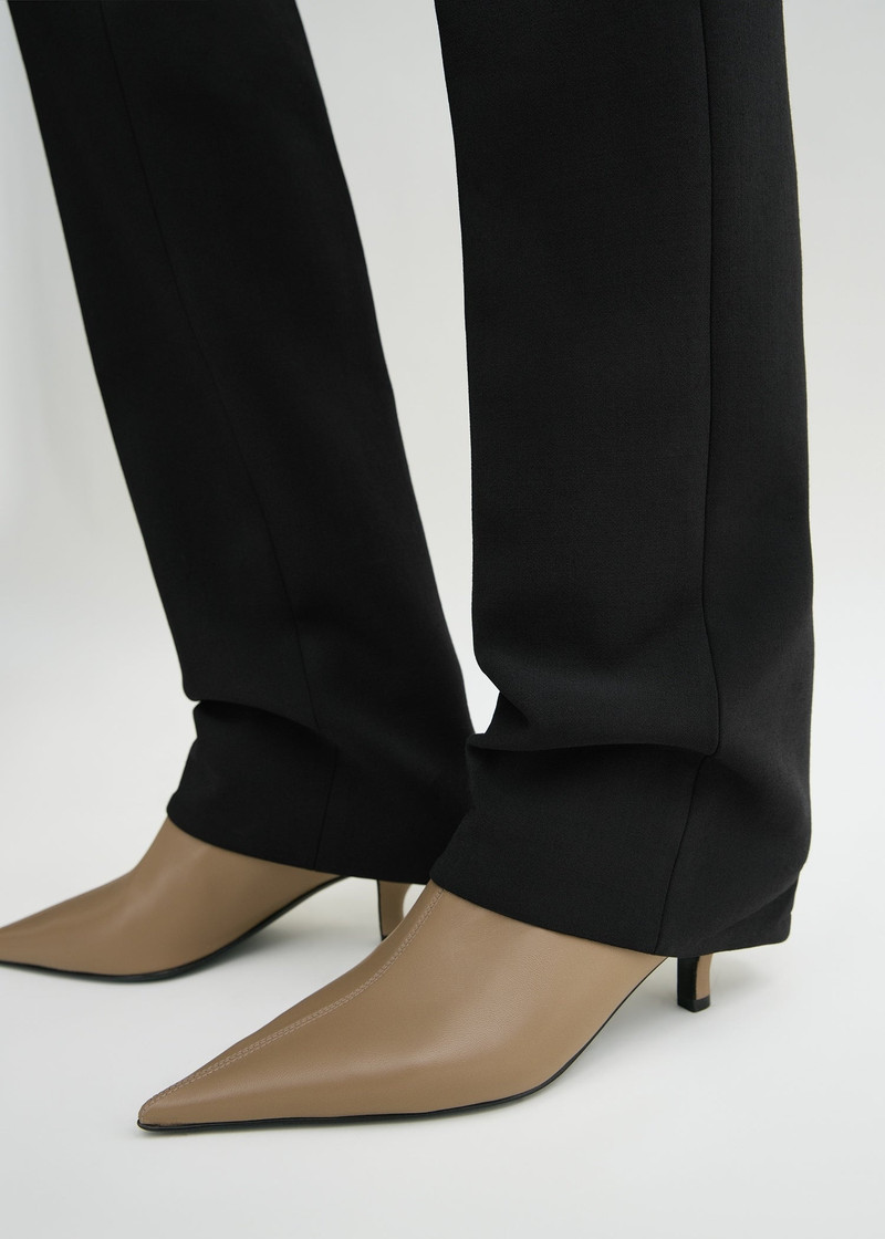 Totême The Heeled Sock Boot truffle outlook
