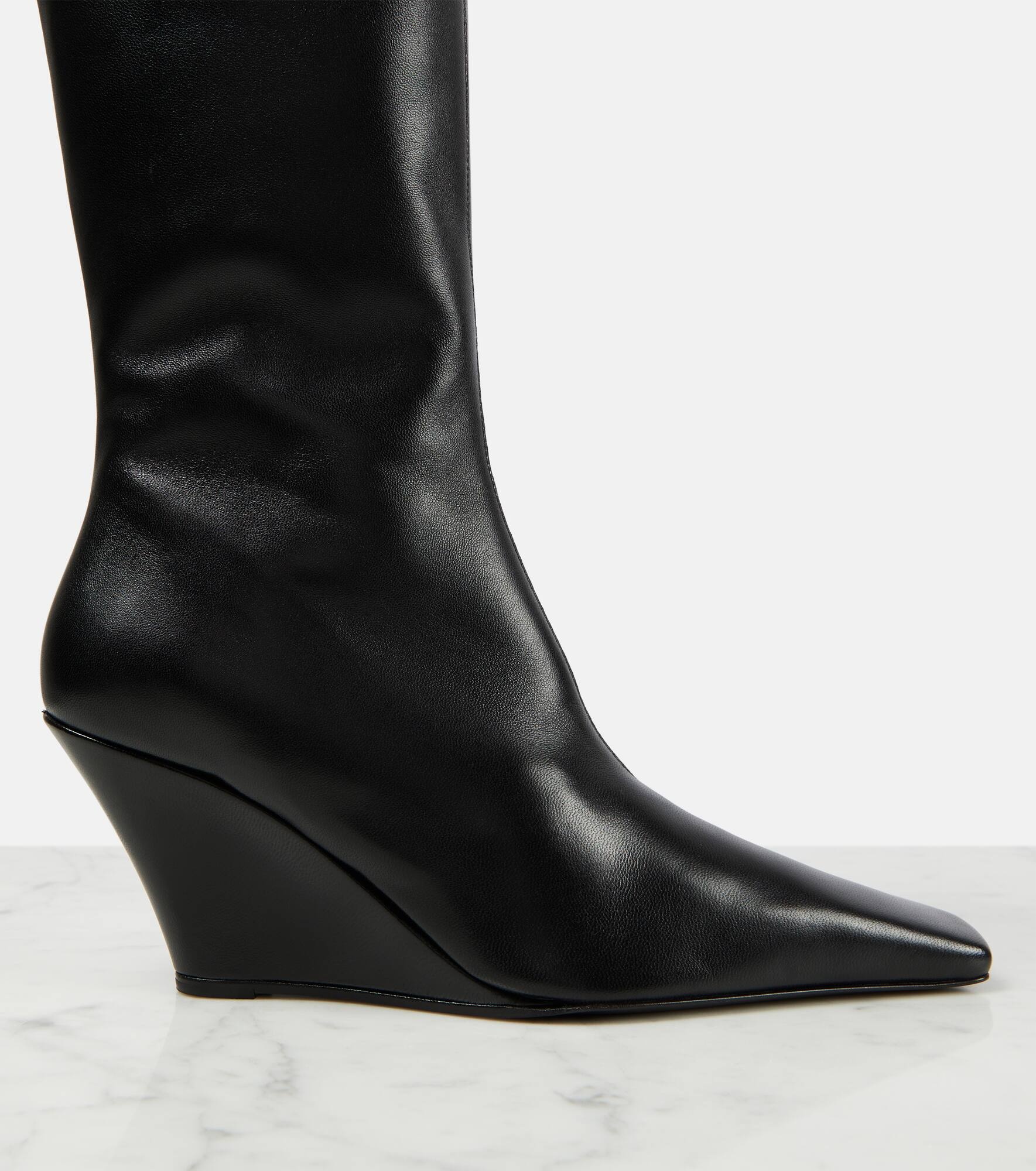 Brancesca 80 leather ankle boots - 6