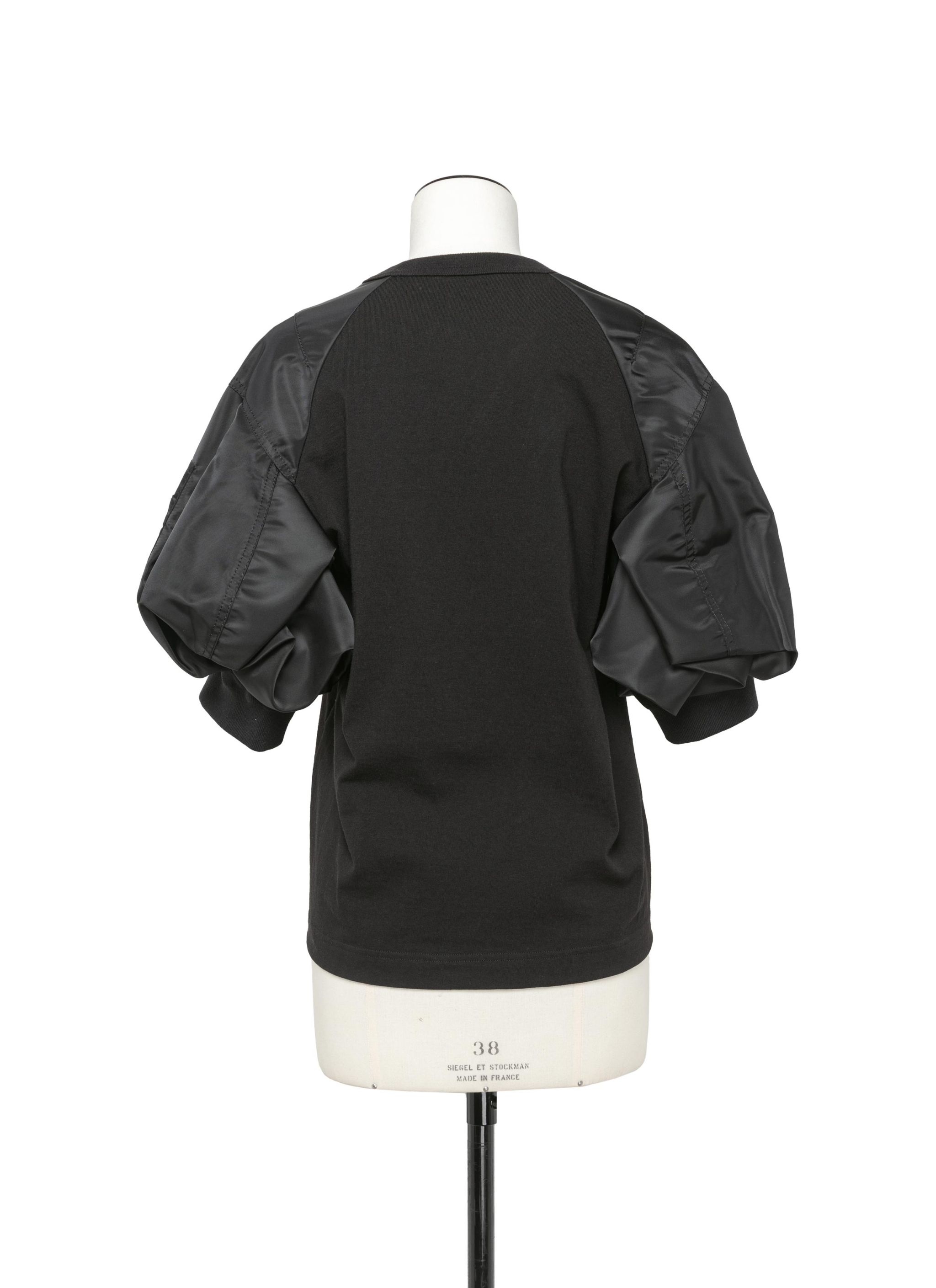Nylon Twill x Cotton Jersey T-Shirt - 3