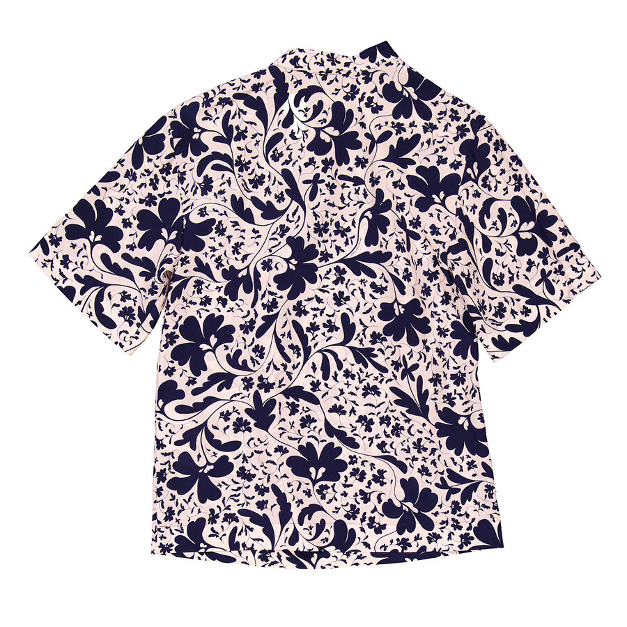 Stella McCartney Blue Silk Foral Print Blouse - 6