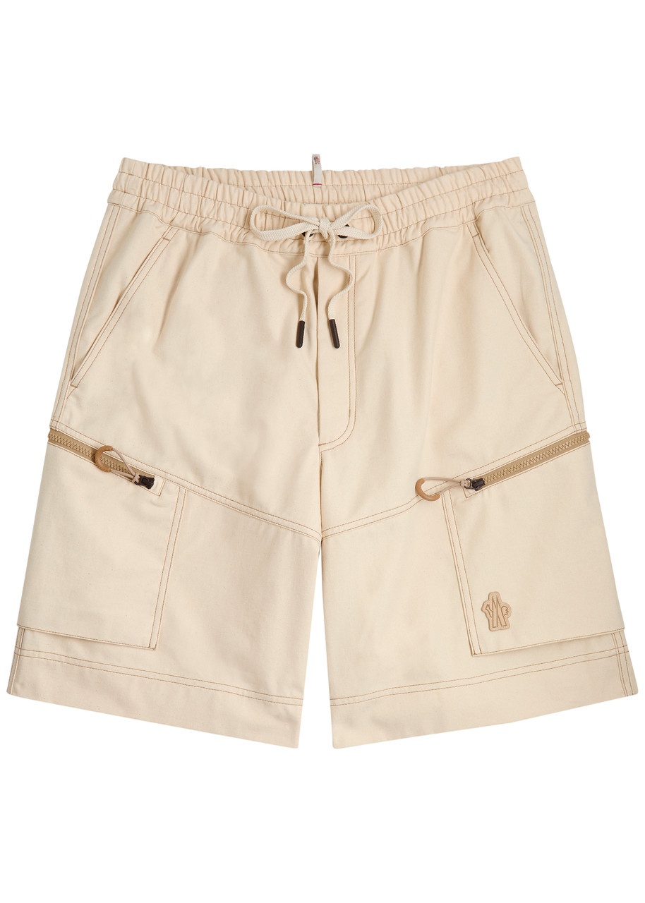 Moncler Grenoble Canvas Cargo Shorts - 1