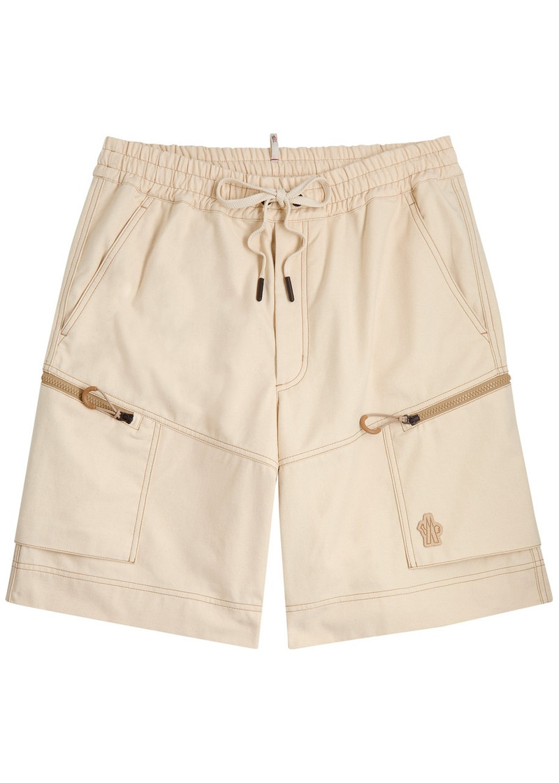 Moncler Grenoble Canvas Cargo Shorts 1