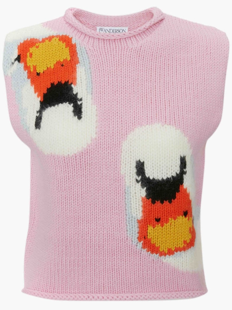 SWAN CREWNECK VEST 1