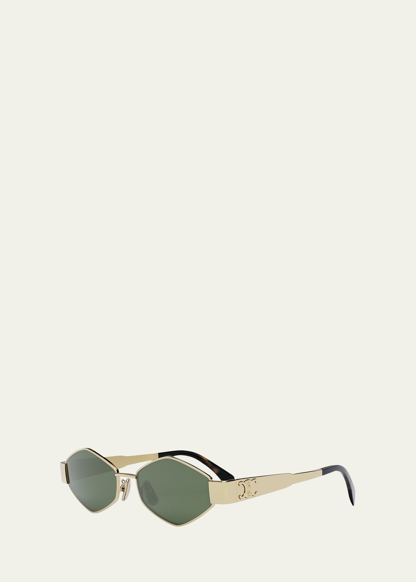 Triomphe Round Metal & Acetate Sunglasses - 1