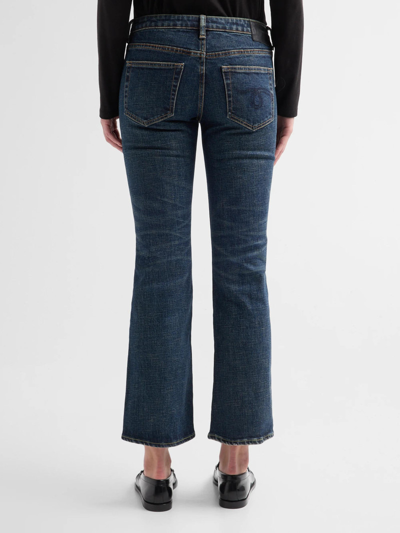 Women's Boy Kick-Flare Jeans - Hoyt Blue Stretch 3