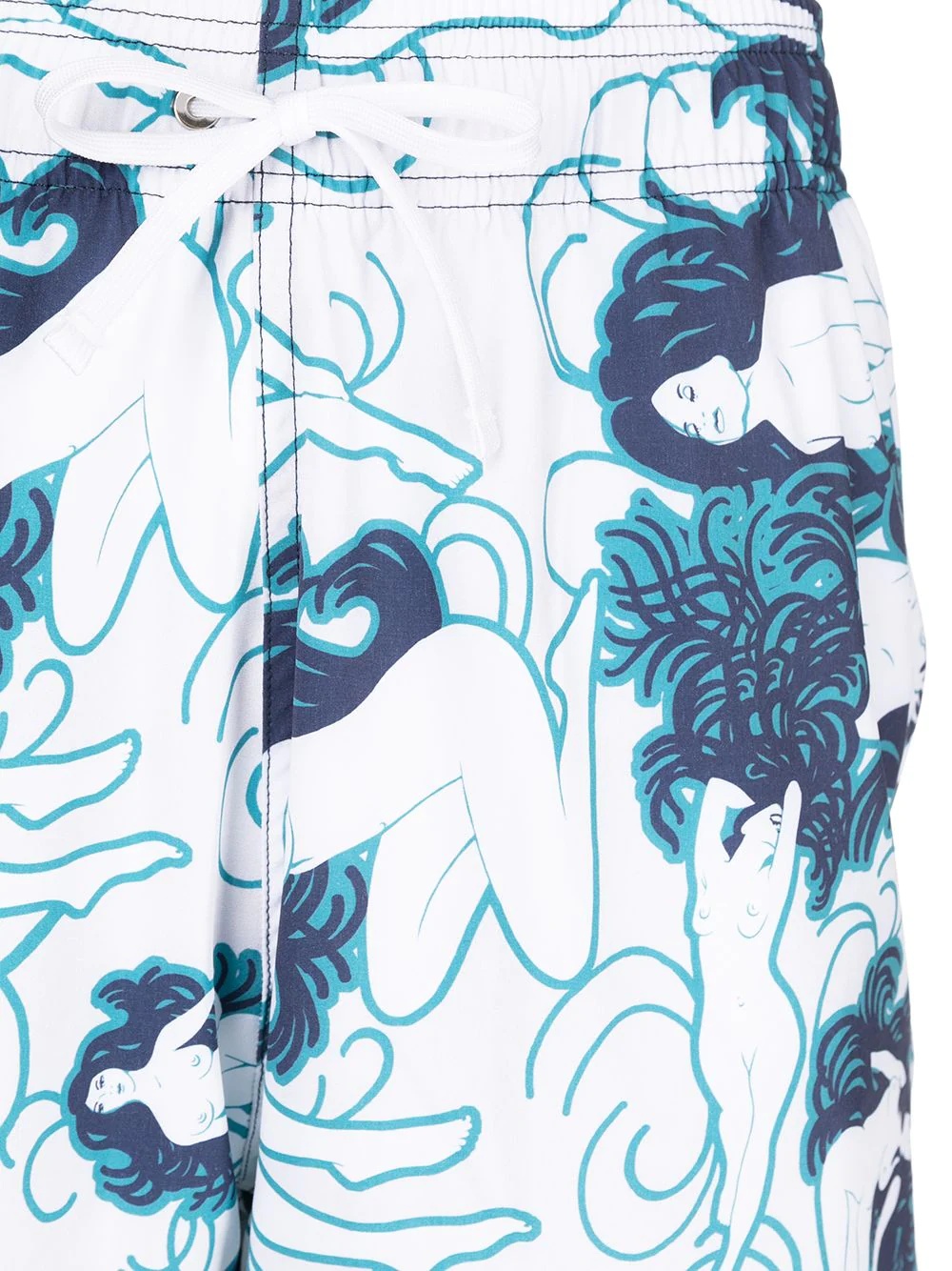 female figure print swim shorts - 3