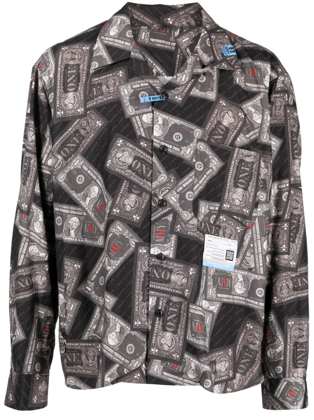 Dollar Bill long-sleeve shirt - 1