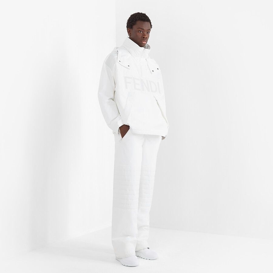 White tech fabric ski suit - 4