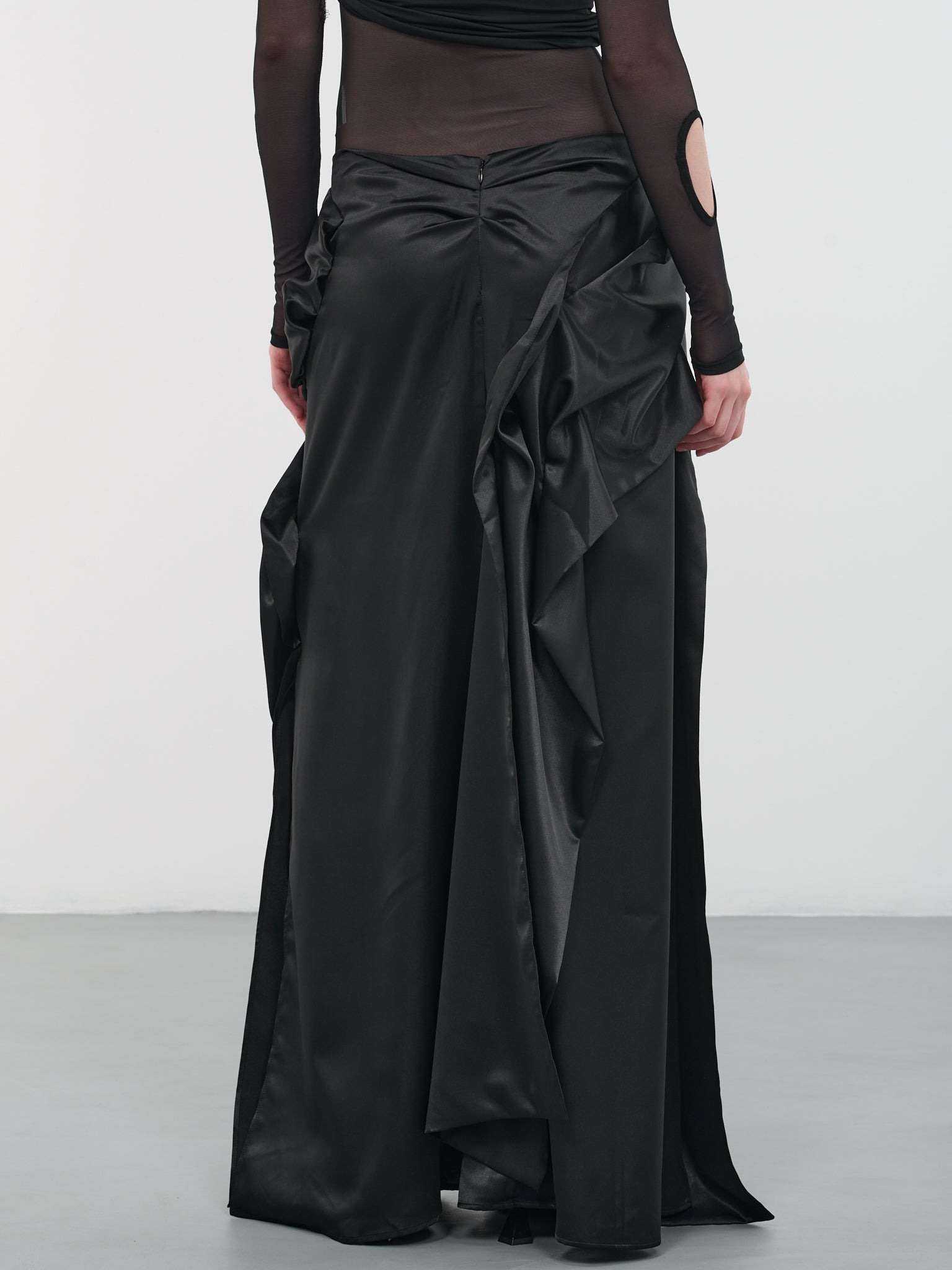 Satin Bow Skirt - 3