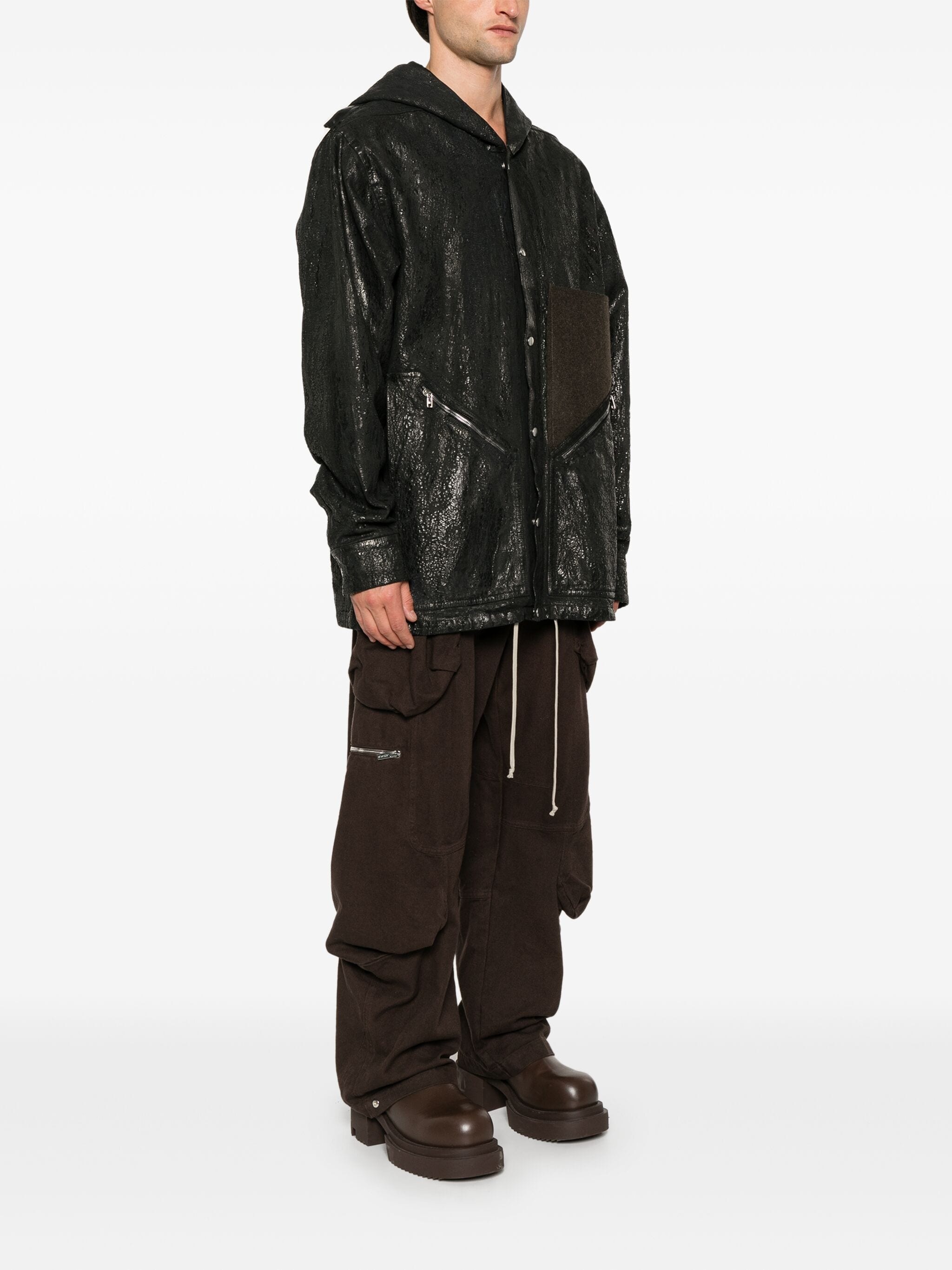 RICK OWENS - Men Denim Tour Hoodie - 2