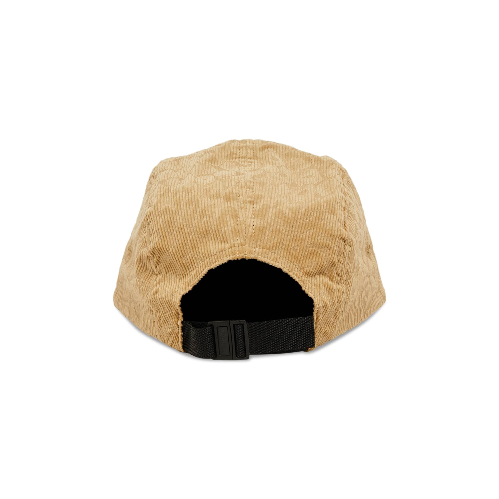 Supreme Leopard Corduroy Camp Cap 'Beige' - 4