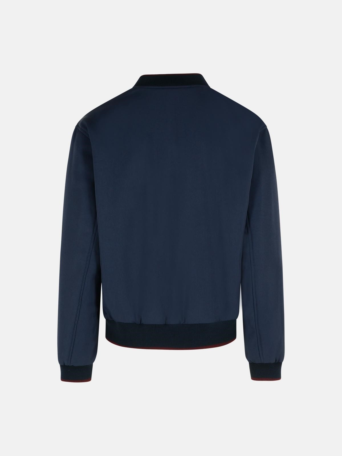 'VOLKER' NAVY VISCOSE BLEND JACKET - 3